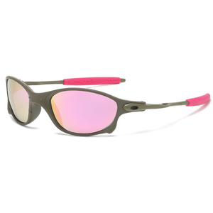Ultimo marchio di lusso Vintage avvolgente UV400 occhiali da sole sportivi da esterno uomini ciclismo Running futuri occhiali da sole Juliet - Product Image 2