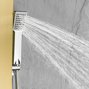 Moderne en acier inoxydable or Pluie <span class=keywords><strong>douche</strong></span> colonne de <span class=keywords><strong>douche</strong></span> thermostatique - Product Image 6