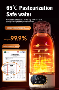 <span class=keywords><strong>Chauffe</strong></span>-lait portable chauffage sans fil température constante isolation de bébé <span class=keywords><strong>chauffe</strong></span>-<span class=keywords><strong>biberon</strong></span> sans fil rechargeable en acier inoxydable - Product Image 3