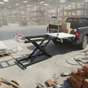 Chariot élévateur, capacité de charge 500 kg, hauteur réglable de 0,8 à 1,5 mètre, entraînement hydraulique électrique, chariot élévateur portable - Product Image 2