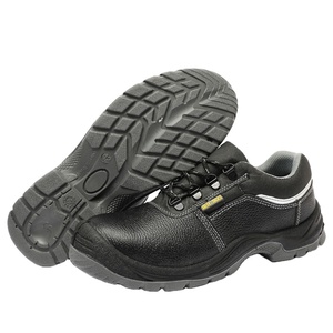Zapatos de seguridad de cuero de trabajo industrial con punta de acero antideslizantes verificados a prueba de agua para evitar pinchazos - Product Image 6