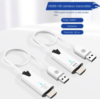 Neuer 30m Wireless HDMI Extender USB-Stecker Kabel teilen Audio Video Sender Sender Sender und Empfänger Display Adapter PC zu TV