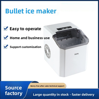 Machine à glaçons automatique Source-factory pour bureau et dortoir, modèle intelligent pour usage domestique, capacité 1200g, YH16, faible consommation d'énergie, silencieuse