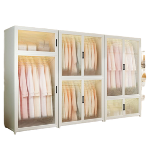 Armario Moderno y Sencillo de Bambú para Dormitorio, Habitación de Alquiler, Armario de Almacenamiento para Apartamento Pequeño, Nuevo, Ensamblado, para Niños, Hecho en China - Product Image 1