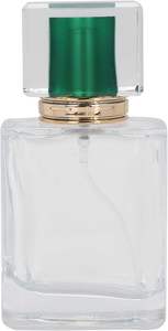 Échantillon gratuit de flacon de parfum en verre carré rechargeable transparent de 30 ml, 50 ml, 100 ml - Product Image 4