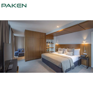 حلول أثاث فندقي متكاملة من الألف إلى الياء لمشاريع الفنادق، طقم أثاث غرف نوم لفندق 5 نجوم مع تصميم ثلاثي الأبعاد CAD - Product Image 3