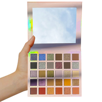 Palette de fards à paupières super brillants 30 couleurs, teintes nude duochrome mat à haute teneur en pigments Logo privé personnalisé