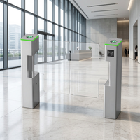 Barrière pivotante automatique bidirectionnelle haute sécurité en acier inoxydable Chengshengtong CST-B06 avec reconnaissance faciale et code QR anti-collision