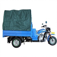 Tricycle à essence personnalisé 150cc, grande capacité de chargement, rickshaw à essence robuste, tricycle à essence à usage intensif, moto motorisée