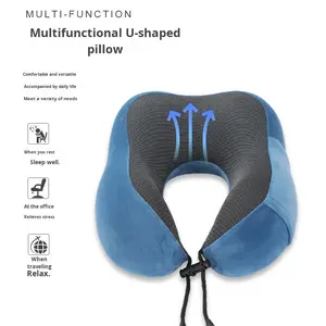 Funda <span class=keywords><strong>de</strong></span> <span class=keywords><strong>almohada</strong></span> <span class=keywords><strong>de</strong></span> espuma viscoelástica para el cuello <span class=keywords><strong>de</strong></span> <span class=keywords><strong>viaje</strong></span>, <span class=keywords><strong>kit</strong></span> <span class=keywords><strong>de</strong></span> <span class=keywords><strong>viaje</strong></span> <span class=keywords><strong>de</strong></span> avión transpirable cómodo con máscaras para los ojos contorneadas en 3D, tapones para los oídos <span class=keywords><strong>y</strong></span> bolsa - Product Image 3