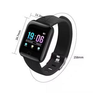 Montre connectée intelligente étanche 116 Plus, meilleure montre connectée, montres intelligentes numériques, montre connectée de sport avec mesure de la pression artérielle - Product Image 3