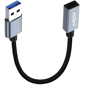 <span class=keywords><strong>Cable</strong></span> USB 3.0 de Cobre con Transferencia de Datos de 5 Gbps a Ambos Lados, Adaptador USB Macho a Tipo C Hembra con Chip - Product Image 4