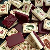 Mahjong Americano di Lusso Personalizzato a 2 Strati in Acrilico, 160 Tessere, Design Ispirato a Sunday Blue, Perfetto per Collezioni e Intrattenimento