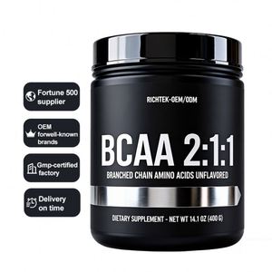 Complément nutritionnel de musculation de haute pureté, matière première, marque personnalisée, poudre de <span class=keywords><strong>BCAA</strong></span> 2:1:1/4:1:1/8:1:1 - Product Image 1
