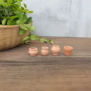 Cute Tiny Breathable Mini Planter for Indoor Succulent Mini Cactus Water Absorption Flowerpot for Garden Floor DIY Craft Pots
