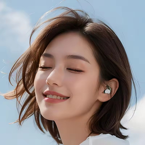 2025 New America Mini Audionic Earbuds Wireless In-Ear Sleeping <strong>Earphones</strong> Digital Display Battery Side Sleeping No-<strong>Feel</strong> Wearing - Product Image 6