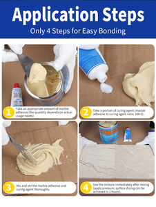 Pegamento para Azulejos <span class=keywords><strong>de</strong></span> Mármol <span class=keywords><strong>de</strong></span> Larga Duración y Alta Resistencia, Adhesivo <span class=keywords><strong>de</strong></span> Poliuretano para una Fácil Fijación y Construcción Rápida - Product Image 5