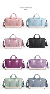 Bolsa de Viaje para Yoga, Natación y Fitness, con Compartimento para Zapatos, Gran Capacidad, Se Puede Adaptar a una Barra de Arrastre, Bolsa de Almacenamiento Moderna - Product Image 2