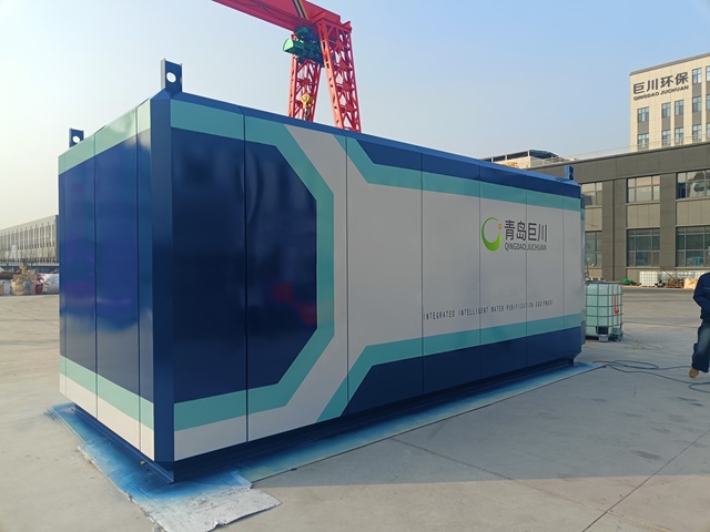 Industrial Wastewater Treatment Plant Container with PLC and Pump for Slaughterhouse Pig Chicken Dairy Farms 30-300m3/d