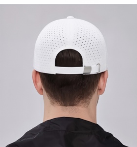 Gorra Trucker Blanca Bordada Personalizada, Unisex, Transpirable, de Malla, Ajustable, para Deportes al Aire Libre - Product Image 4