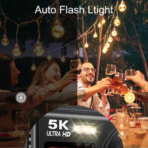 كاميرا رقمية D150 بدقة 80 ميجابكسل مع تركيز تلقائي و8 أوضاع وتكبير رقمي 18x للتصوير الفيديوي مع وظائف واي فاي مدمجة - Product Image 5