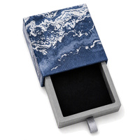 Boîte à bijoux personnalisée avec insert en velours pour bracelet, collier, boucles d'oreilles, pendentif, fournisseur en gros