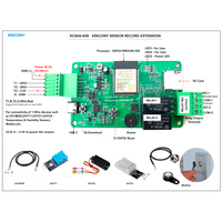 Boutique Officielle KinCony - KC868-ASR ESP32 Interrupteur Intelligent Électrique avec Capteur de Carte SD et Carte d'Enregistrement RTC