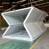 Maison préfabriquée modulaire à structure pliable rapide, en kit, provenant de Chine, pour les camps et les projets de logement