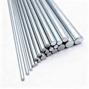 מוט עגול מפלדת פחמן מגולוונת ASTM A36 S235JR בעל חוזק גבוה, מצופה אבץ, תואם למדיניות <span class=keywords><strong>2026</strong></span> - Product Image 2