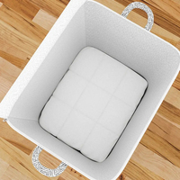 Sac de rangement de couette non tissé avec couvercles fermeture éclair pliable vêtements poubelles de couette conteneur grande capacité sac anti-poussière organiser