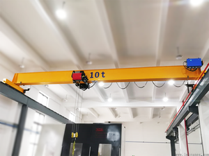 Grúa puente de un solo haz de Servicio Ligero con grúa EOT de polipasto eléctrico - Product Image 6