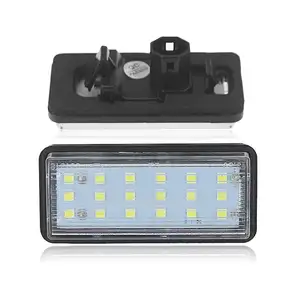 Acessórios para luz LED automotiva por atacado 81270-60331 12V 18 Pcs 2835SMD luz de placa de licença LED para Lexus Lx470 Lx570 Gx470