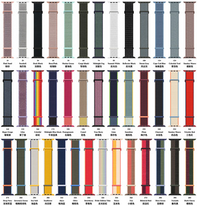 Nouveau bracelet de montre intelligente en tissu tissé réglable Sport Loop en nylon pour <span class=keywords><strong>Apple</strong></span> Iwatch 40 mm 41 mm 45 mm - Product Image 6