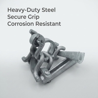 Écrou à ailettes galvanisé pour coffrage, fixation extérieure pour béton, accessoire de coffrage de construction