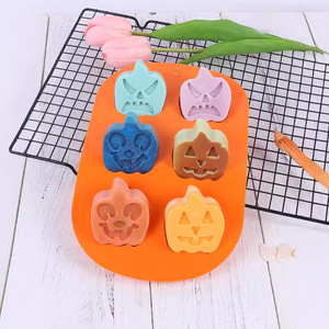 Phim Hoạt Hình Halloween Bí Ngô Silicone Bánh Khuôn Tái Sử Dụng Không Dính Chịu Nhiệt Thân Thiện Với Môi Tự Làm Sô Cô La Baking Pastry Công Cụ - Product Image 3