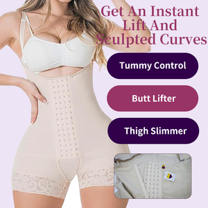 <span class=keywords><strong>Faja</strong></span> reductora de cintura posparto <span class=keywords><strong>colombiana</strong></span> BBL, fajas reductoras de alta compresión, ropa moldeadora transpirable en rojo - Product Image 6