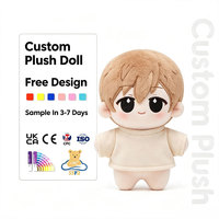 Juguete de Peluche Personalizado con Diseño de Dibujos Animados, Muestra Rápida, Certificado CE y CPC, Regalos Navideños para Distribuidores de Boutiques, OEM, ODM