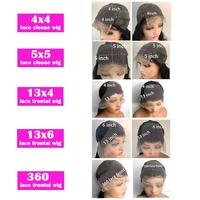 Pelucas de Encaje Frontal Pre-Arrancadas con Cabello de Bebé 13x4 13x6 HD Transparentes Liso Extremo para Mujeres Negras
