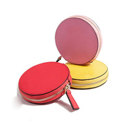 Boîte de rangement pour bagues, boucles d'oreilles et colliers, petite boîte de voyage en cuir pour bijoux