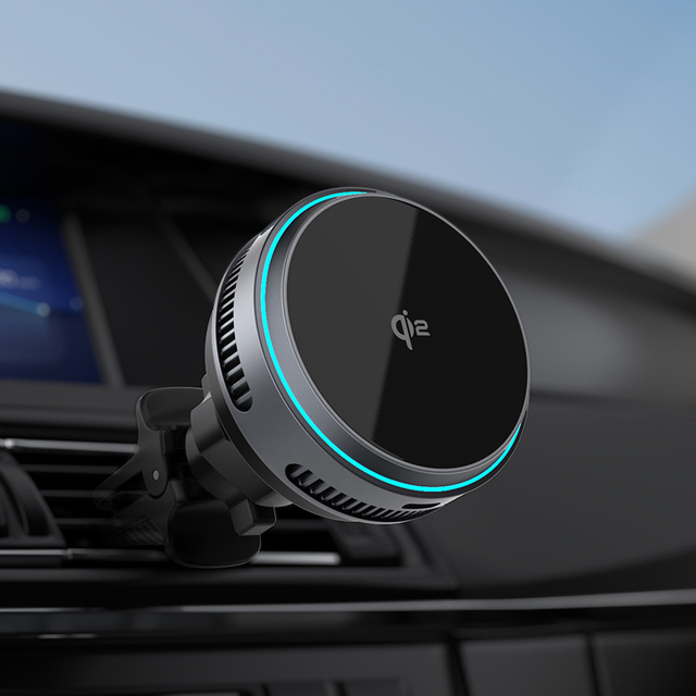 Trending Products 2025 New Arrivals Electronics Qi2 15W Mobile Phone Cooler Radiator Magnetic Wireless Charger