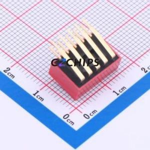 DSDA05LHGETR DIP Switch Switch Single Pole Single Throw 5 PC Pin 2.54mm - Product Image 2
