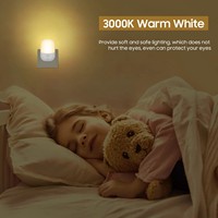 Veilleuse moderne enfichable veilleuse crépuscule à l'aube lampe de nuit Led présence veilleuse pour chambre salle de bain couloir