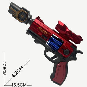 Pistola Giocattolo Elettrica con Funzione Spray, Revolver per Bambini con Effetti Luminosi <span class=keywords><strong>e</strong></span> Sonori, Gioco di Simulazione di Tiro, Regalo di Compleanno per Ragazzi - Product Image 6