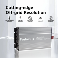 Pretiosus Inverter IP65 1000W Gelombang Sinus Murni Pengisi Daya Pompa Air Inverter 12/24V DC/AC 110/120V Inverter Charger