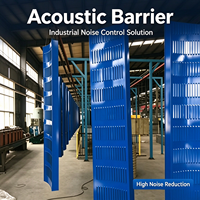 Barrière acoustique en acier galvanisé pour l'extérieur, panneau anti-bruit pour autoroute, pont et tour de refroidissement industrielle