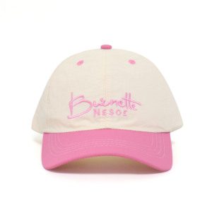 หมวกเบสบอลผ้าฝ้ายทรงโค้ง 6 แผง แบบไม่มีโครง สไตล์ลำลองสำหรับทุกเพศ ปักโลโก้ตามสั่ง สีทูโทน ขายดี - Product Image 2