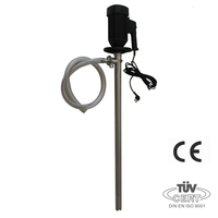 Pompe à tambour à vis électrique en acier inoxydable 316L de haute viscosité avec tube PVDF pour miel, crème, ketchup, shampoing