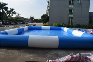 वाणिज्यिक Inflatable स्विमिंग पूल बड़ा inflatable पूल के लिए बच्चों और वयस्कों के लिए inflatable अस्थायी नाव स्विमिंग पूल आउटडोर