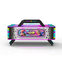 Vente directe usine : Machine de jeu de hockey sur air en métal pour enfants, à monnayeur, pour 2 joueurs, modèle Hockey Star d'intérieur