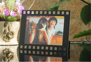 Cadre photo vintage en verre cristal pour films, photos d'enfants, mariages, studio photo, 4x6, 5x7, à poser sur table - Product Image 2